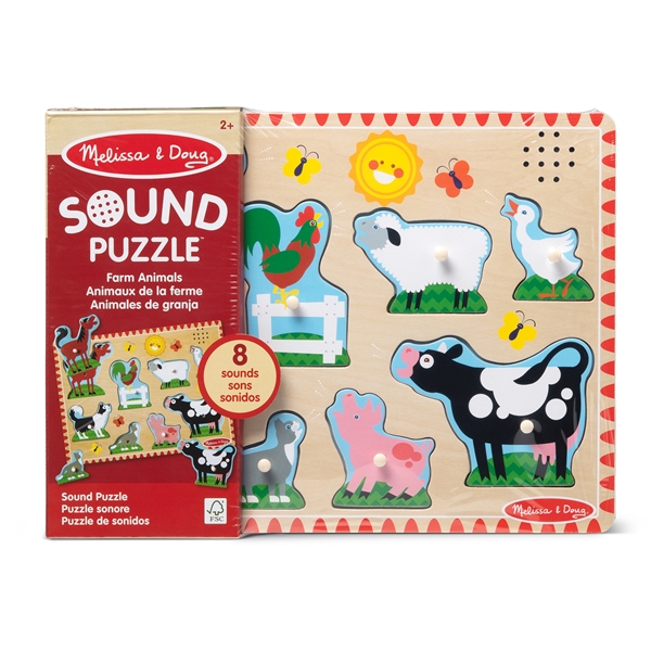 Sound Puzzle Farm Animals (Billede 1 af 2)