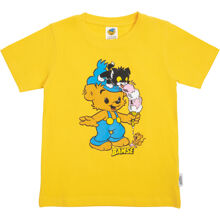 122 cl - Bamse T-shirt Isvaffel Gul
