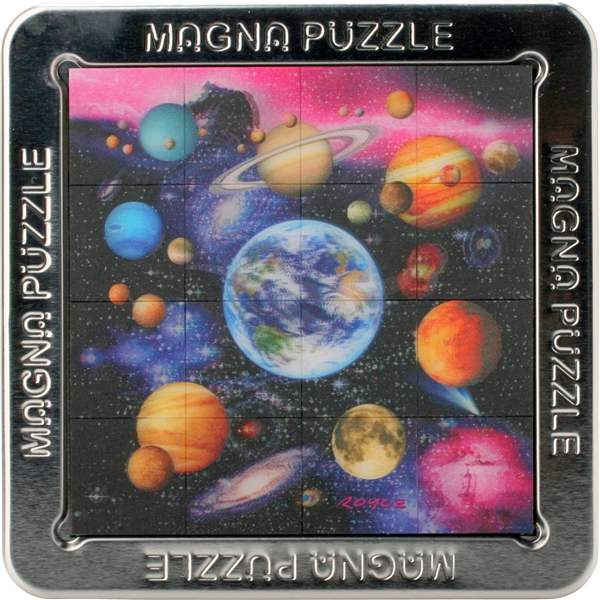 3D Magnetisk Puslespil - Planeter