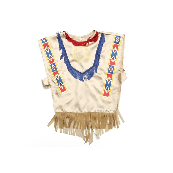 Udklædning - Indianer Poncho