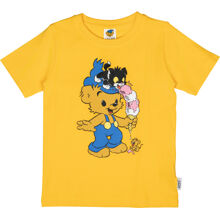 104 cl - Bamse Is T-shirt Gul