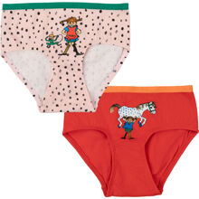 Pippi Trusser 2-Pak Lyserød 110-116 cl