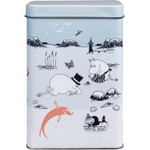 Mumin Strandtur Kaffedåse Blå