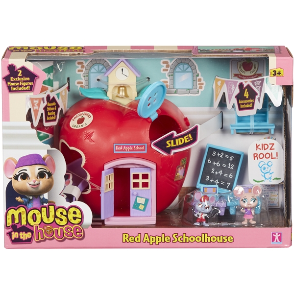 Mouse In The House The Red Apple School Playset (Billede 1 af 4)