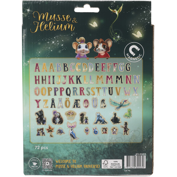 Musse & Helium Magnetbogstaver (Billede 5 af 5)