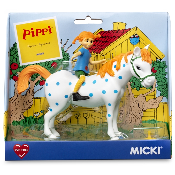 Pippi & Lille Gubben Figursæt (Billede 4 af 4)