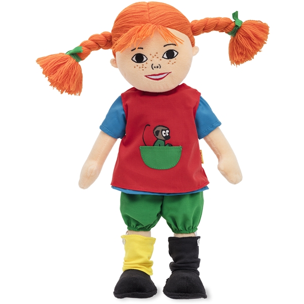 Pippi Taledukke Stof 40 cm (Billede 1 af 5)