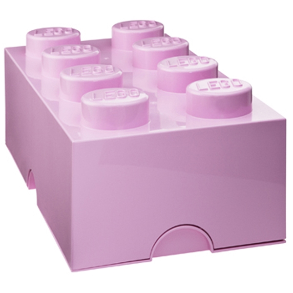 LEGO Opbevaring 8 Design Collection Lyserød