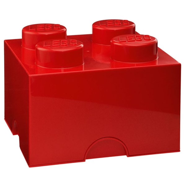 LEGO Opbevaring 4 Rød