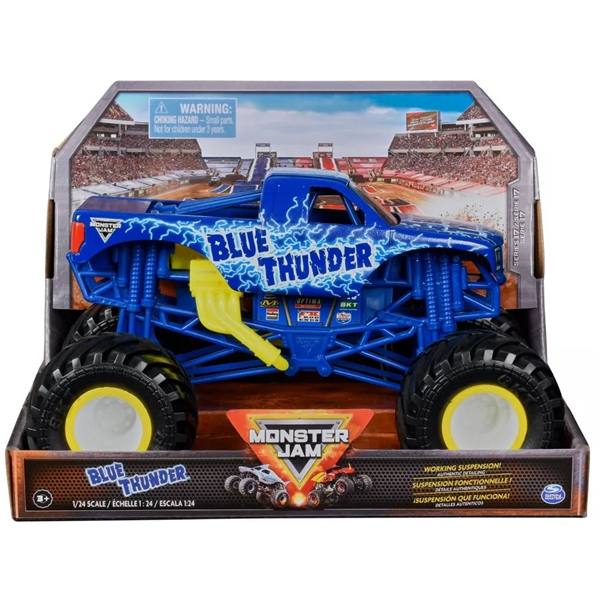 Monster Jam 1:24 Collector Trucks Blue Thunder (Billede 3 af 3)