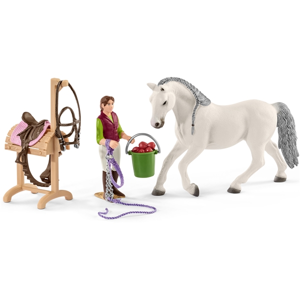 Schleich 42389 Rideskole med Ryttere og Heste (Billede 5 af 5)