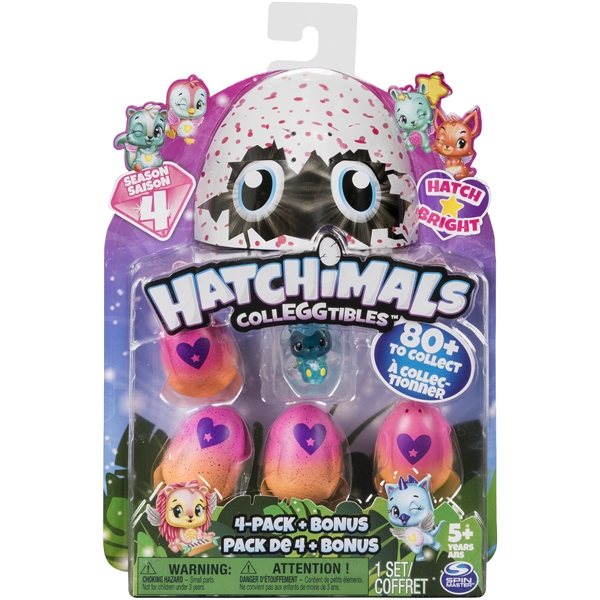 Hatchimals Colleggtibles Pakke - 4 stk. Bonus S4 (Billede 1 af 2)