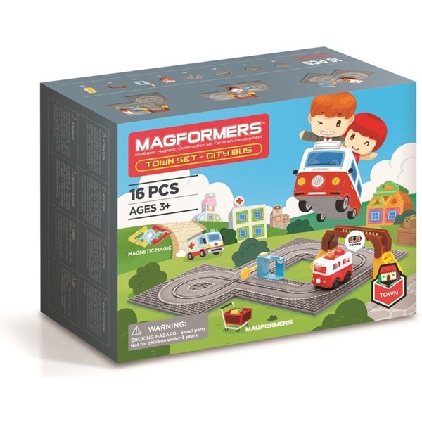 Magformers City Bus Set (Billede 1 af 2)