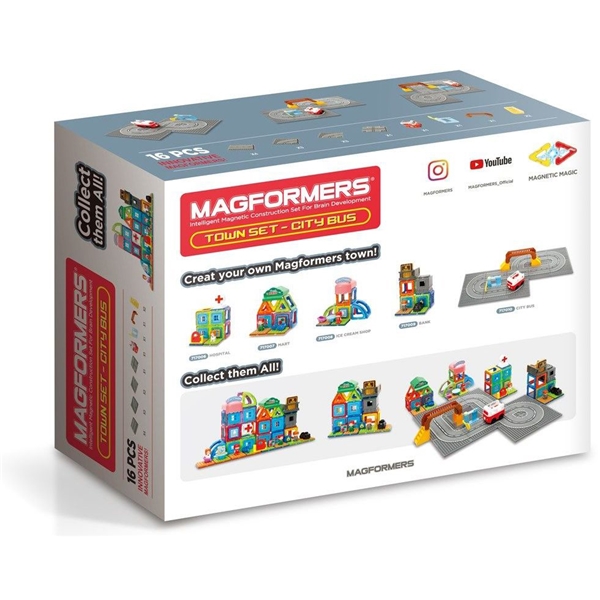 Magformers City Bus Set (Billede 2 af 2)