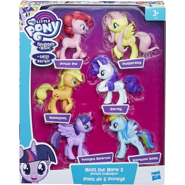 My Little Pony Meet The Mane 6 Ponies Collection (Billede 2 af 2)