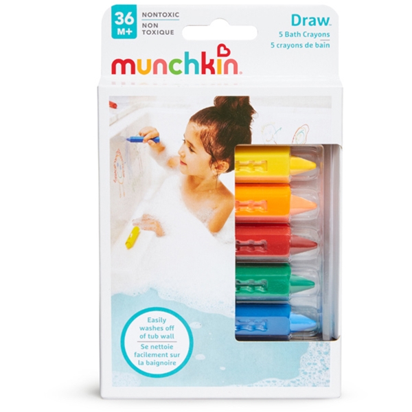 Munchkin Bath Time Crayons 5 stk. (Billede 4 af 4)