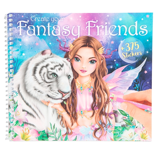 Fantasy Friend Designbog med Klistermærker (Billede 1 af 3)