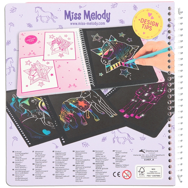 Miss Melody Magic Scratch Bog (Billede 4 af 4)
