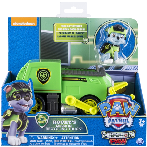 Paw Patrol Rocky & Skraldebil Jungle Rescue (Billede 2 af 2)