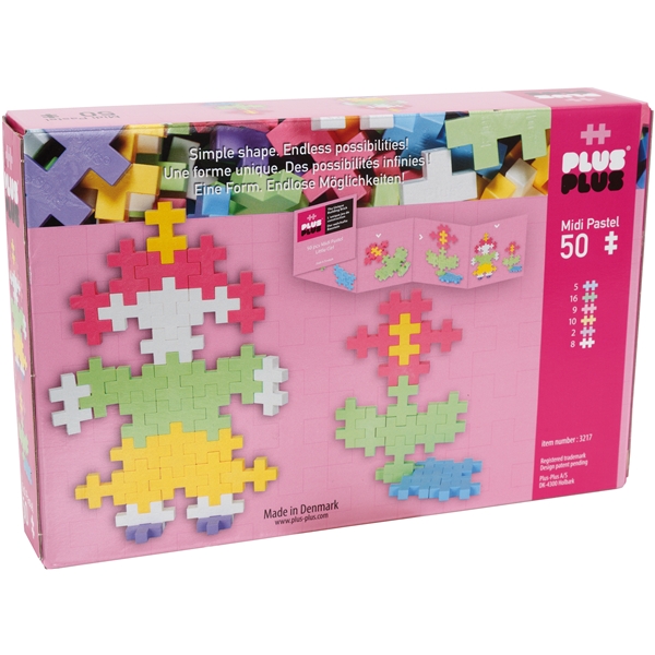 Plus Plus MIDI Pastel 50 stk. (Billede 2 af 2)