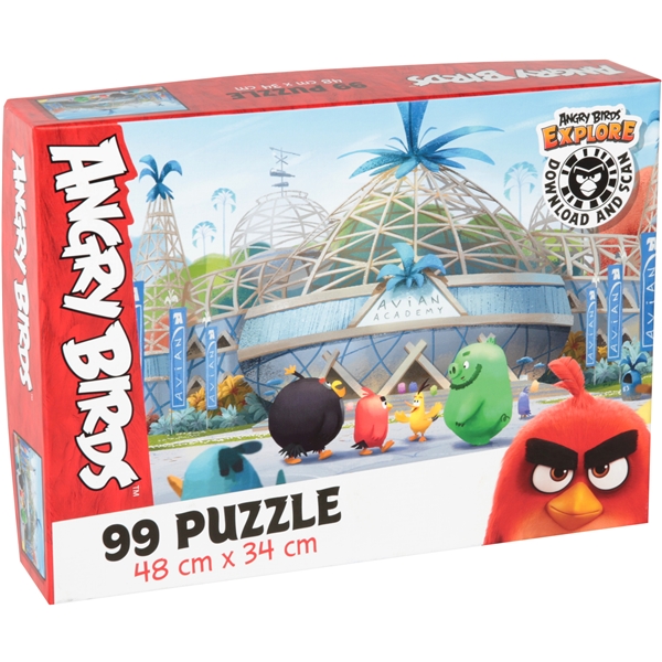 Angry Birds Puslespil 99 Brikker