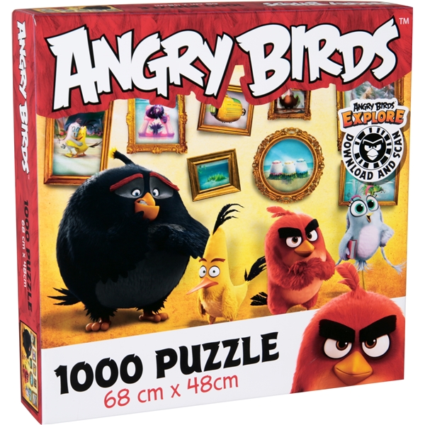 Angry Birds Puslespil 1000 Brikker