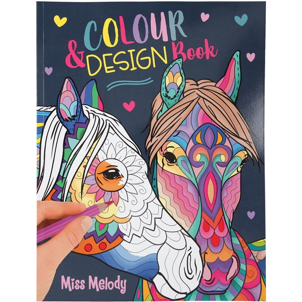 Miss Melody Color & Design Malebog (Billede 1 af 5)