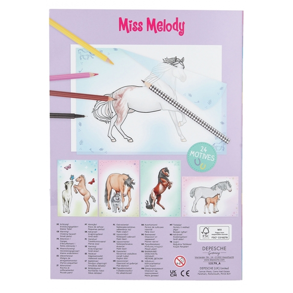 Miss Melody Color & Copy Malebog (Billede 4 af 4)