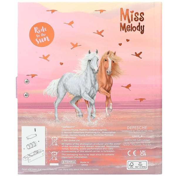 Miss Melody Dagbog m. Kode & Musik, Sundown (Billede 5 af 5)