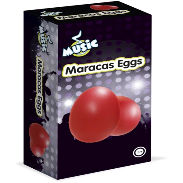 Music Maracas-æg Pakke med 2 stk. (Billede 2 af 2)