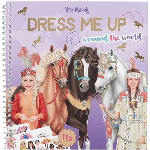 Miss Melody Dress Me Up, Around the World (Billede 1 af 4)