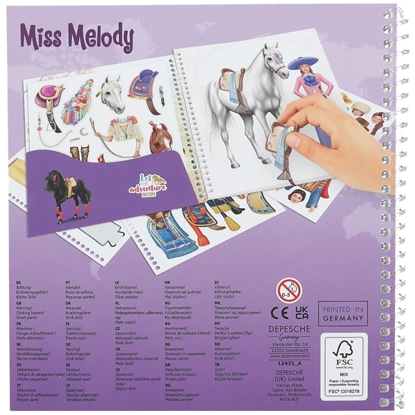 Miss Melody Dress Me Up, Around the World (Billede 4 af 4)