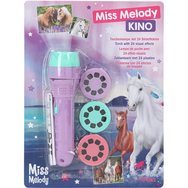 Frøken Melody Lommelygte m. Visuel Effekt (Billede 1 af 4)