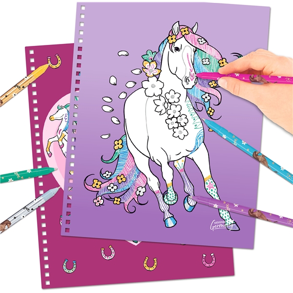 Miss Melody Malebog med Glimmerpenne (Billede 2 af 3)