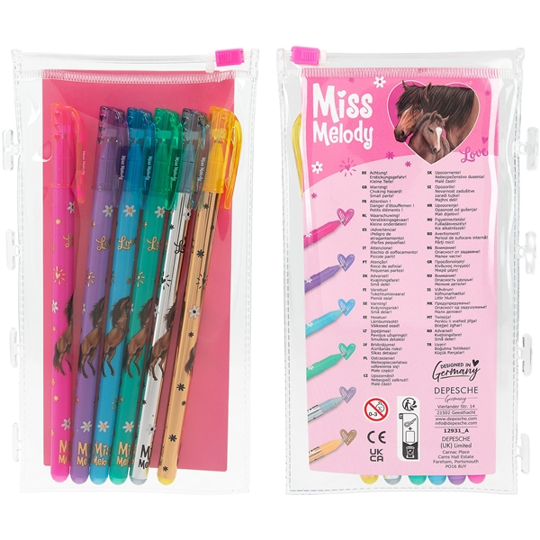 Miss Melody Malebog med Glimmerpenne (Billede 3 af 3)