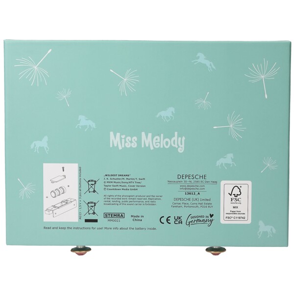 Miss Melody Smykkeskrin med kode & musik (Billede 6 af 6)