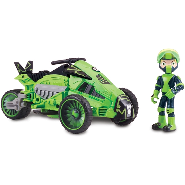 Ben 10 Rustbuggy Ben Transforming Omni-Cycle (Billede 3 af 3)