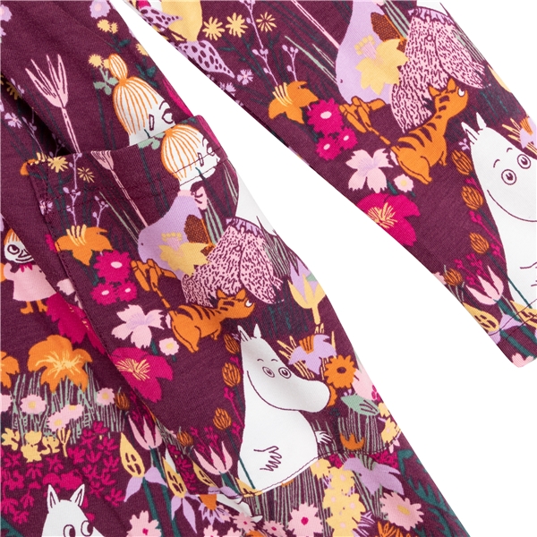 Mumi Smørblomst Kjole Burgundy (Billede 4 af 5)