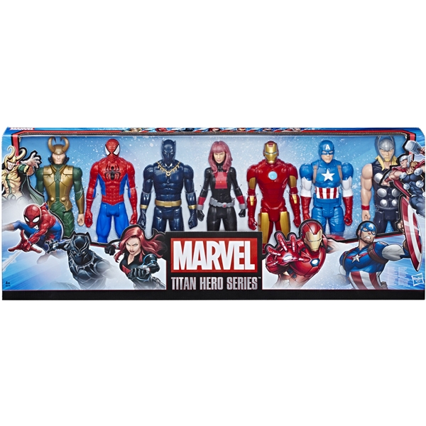 Avengers Titan Hero Collection Pakke med 7 stk. (Billede 1 af 2)