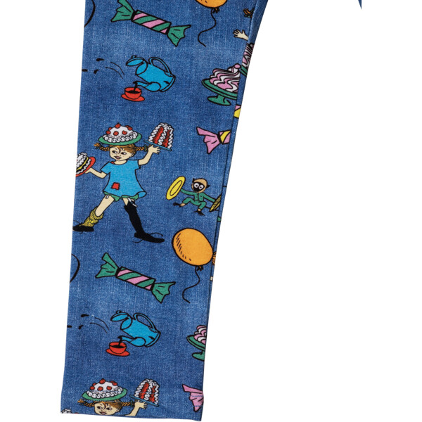 Fest Pippi Leggings Denim (Billede 2 af 4)