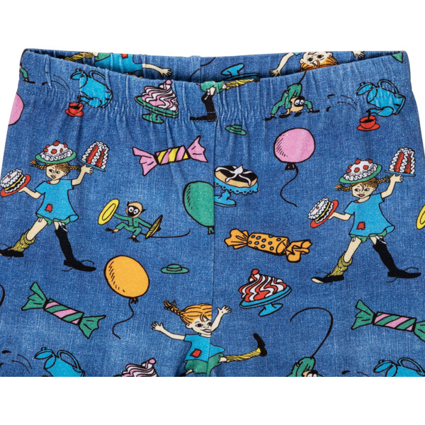 Fest Pippi Leggings Denim (Billede 3 af 4)