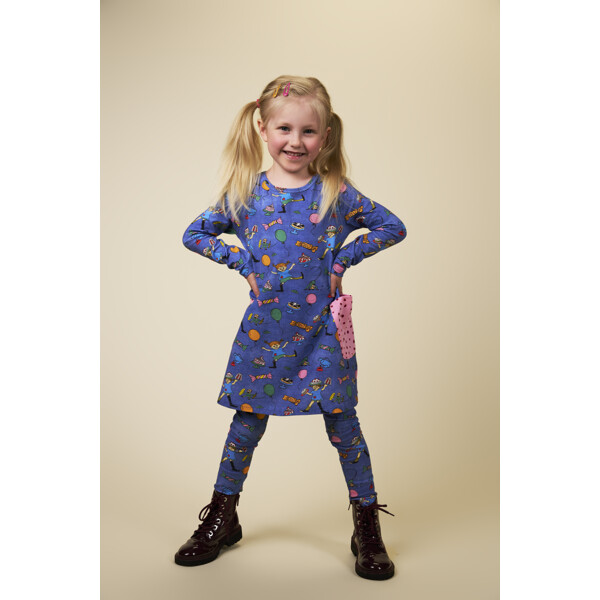 Fest Pippi Kjole Denim (Billede 5 af 5)