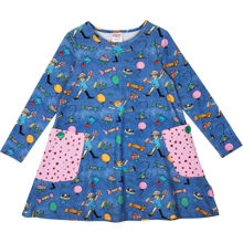 116 cl - Fest Pippi Kjole Denim