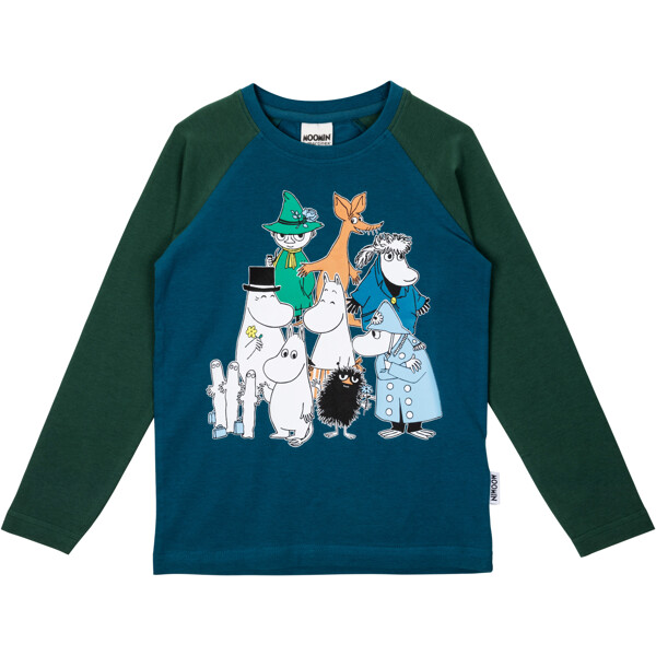 Mumitrolde Klassefoto T-shirt Blå (Billede 1 af 4)