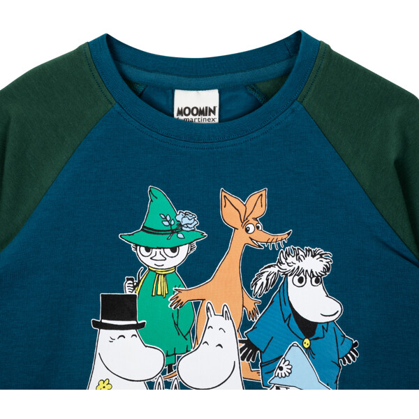 Mumitrolde Klassefoto T-shirt Blå (Billede 2 af 4)