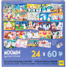 Mumi Puslespilsjulekalender 24 x 60 Brikker