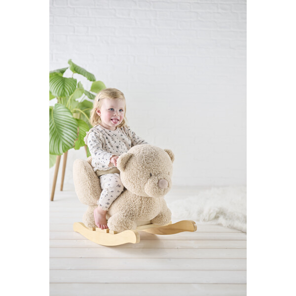 Nattou Teddy Gyngedyr Bjørn Beige (Billede 2 af 2)