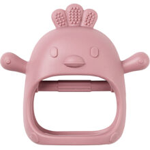 Nattou Blød Silikone Bidehandske Gammelrosa