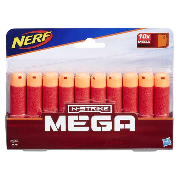 Nerf Mega Dart Refill Pakke med 10 stk.