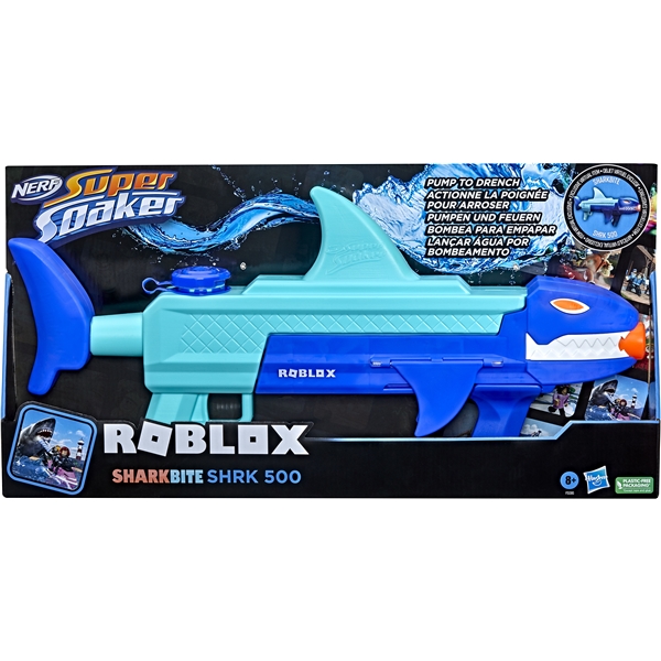 NERF Super Soaker Roblox Sharkbite SHRK 500 (Billede 2 af 2)